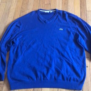 Lacoste V-neck Sweater - Blue